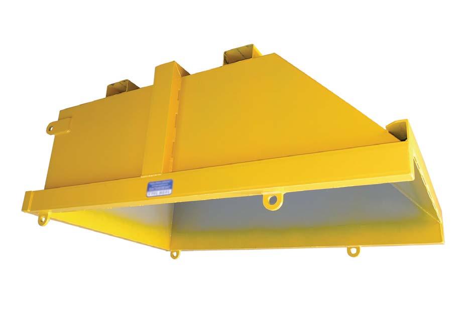 Extra Heavy Duty Crane Bins Extra Heavy duty crane bins suitable for products such as sand, gravel, excavation waste and scrap metal and are available in SWL