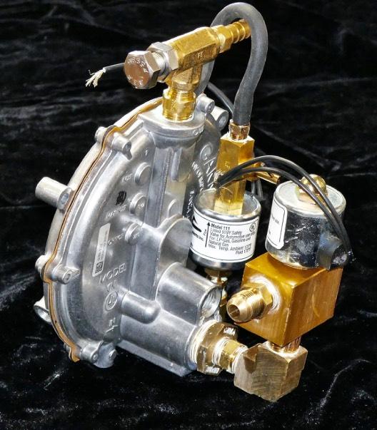 Remove/replace or relocate the stock fuel pump, air cleaner and voltage regulator Install the demand regulator, solenoid safety shut off valve and