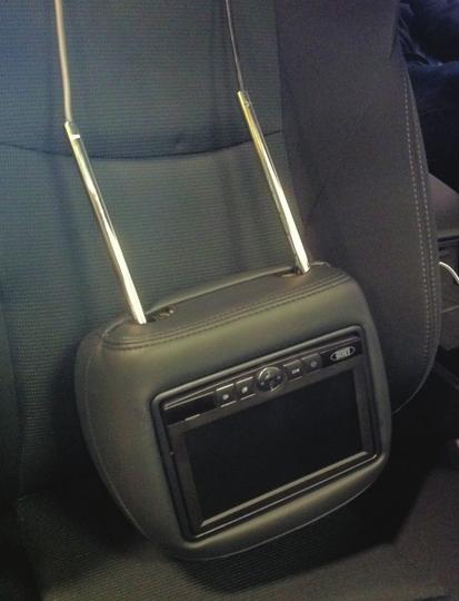 7 Installing the Car Show headrests You will need to install the Car Show headrests and route the cables through the seat backs. The following steps will guide you through this process.