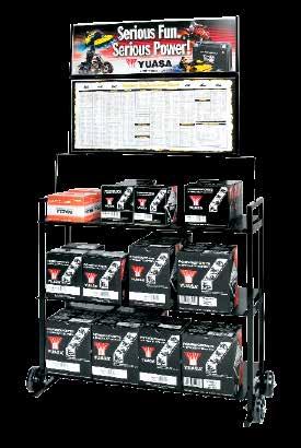 construction designed for extra heavy loads visibility double-sided display includes header and application chart No