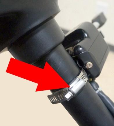 Mount the turn signal assembly in a convenient location on the steering column using the included