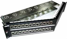 PowerCat 6A FTP PowerCat DataGate Unloaded Patch Panels The Molex PowerCat Unloaded DataGate Patch Panels can be configured to provide the exact number of modular ports required.
