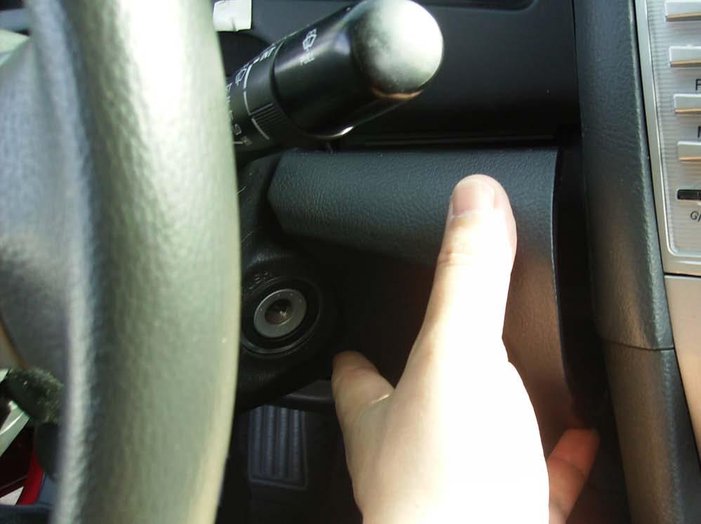 Panel Removal Tool 4. Microphone Installation. a. Remove the panel to the right of the steering column (Fig. 1-