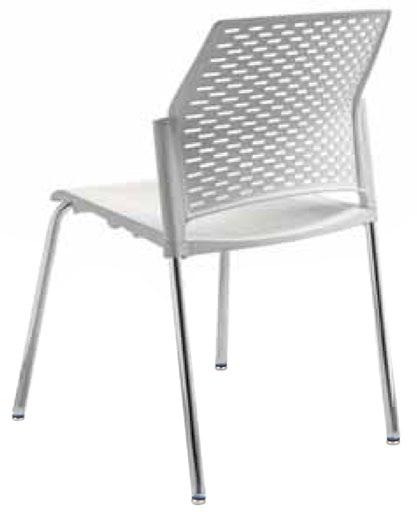 POLYPROPYLENE SHELL CHAIRS DIMENSIONS 4-Leg 4-Leg Arms Seat Width: 17.5" 19.75" Seat Depth: 18.25" 18.25" Seat Height: 18.25" 18.25" Arm Height - 27" Back Height: 33" 33" Overall Width: 20" 22.