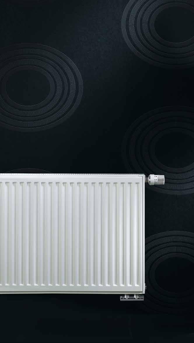 SUPER 6 UNIVERSAL & DESIGN A UNIVERSAL SOLUTION FOR THE IMPLEMENTATION OF CHOICE The SUPERIA SUPER 6 UNIVERSAL radiator certainly