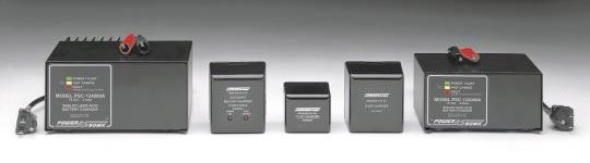 SLA Battery Chargers FEATURES Electronically regulated - current limited chargers for sealed lead-acid type batteries.