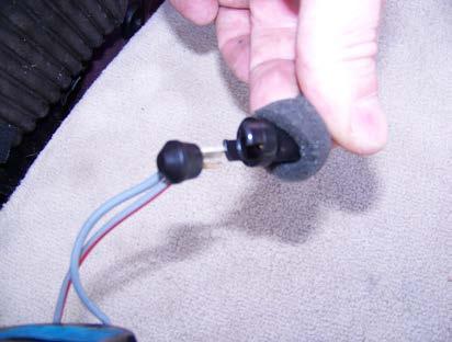 Unplug the rear speaker, if