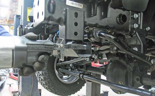 On the 2007-09 models: Align the baseplate s lower hole with the existing lower hole in the frame, insure