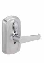 --Mechanical override --Emergency exit feature --Locks can be re-keyed to match existing