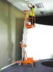 PERSONNEL LIFTS Designed for contractors and facilities maintenance professionals, Snorkel Personnel Lifts are lightweight, low-cost, portable work platforms for interior use.