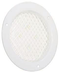 Interior Lighting 103 4" Round Flange-Mount LED Dome Lamp Encapsulant potting for total circuit board protection