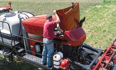 LONG HOURS WON T FEEL AS LONG. MAXIMIZE YOUR UPTIME. The cab-forward, rear-engine Patriot design does much more than create our distinctive Case IH sprayer look.