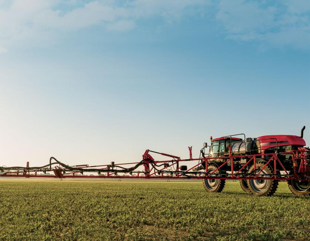 An optional 36-degree lighting package adds hours to your day. Efficient horsepower means you can cover more acres faster.