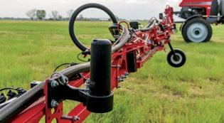 AutoBoom Automatic Boom Height control detects changes in terrain and adjusts the booms accordingly. Decreases operator fatigue, along with machine wear and tear.