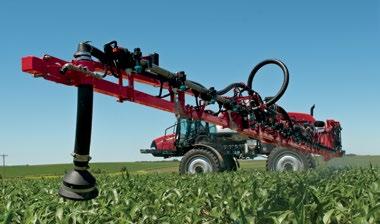 To make the most of your chemical application, every Case IH Patriot sprayer can be equipped with advanced spray technology.
