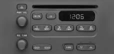 Radio with CD Finding a Station AM FM: Press this button to switch between FM1, FM2, and AM. The display will show the selection. TUNE: Turn this knob to select radio stations.