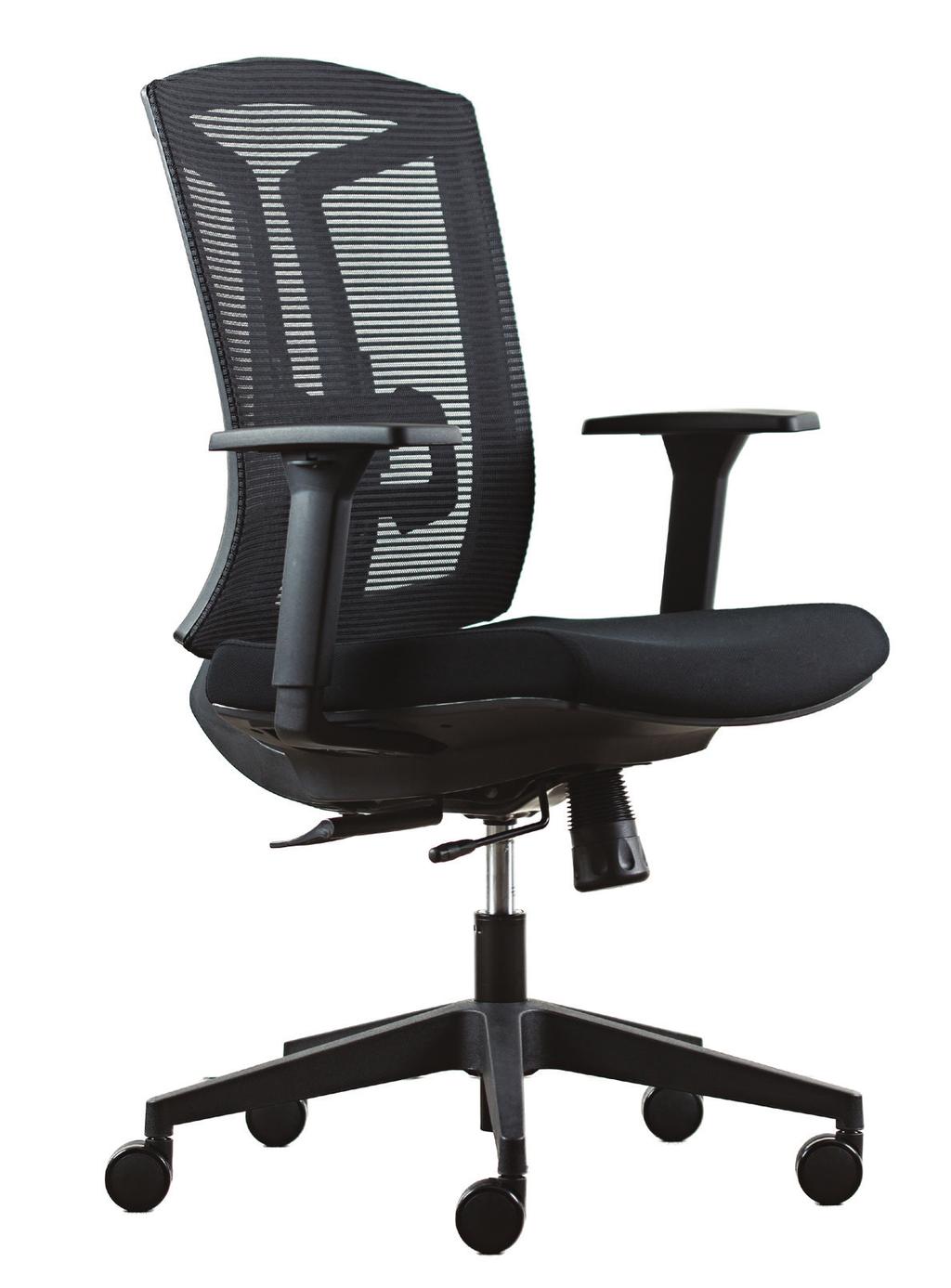 ECO-MB-GR Dimensions: 26 W x 26 D x 37.75-41.75 H List Price: $449 per chair Recommended Max.
