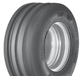 FRONT FARM F-2M PRO RIB SPECIFICALLY DESIGNED FOR FRONT FITMENT ON TRACTORS WORKING ON HARD SURFACES STEERS EASILY AND OFFERS EXCELLENT LOAD DISTRIBUTION AND FLOTATION EXCELLENT SCUFF RESISTANCE RIM