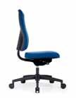 High quality swivel chair with synchronous mechanism Equipped as Basic8, but with higher 470 mm 410-460 mm 530 mm