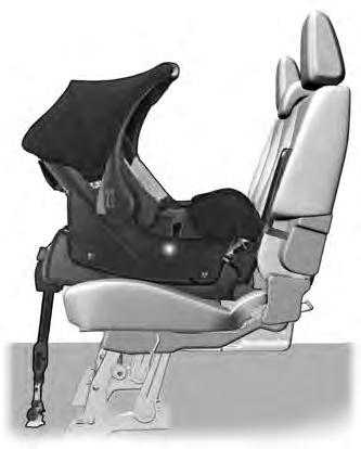 Make sure that the child seat manufacturer lists your vehicle as suitable for use with this type of child seat.