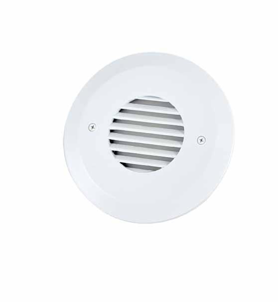 LED Step Lighting For Indoor & Outdoor LS - RD5HV 100-240V AC Wet location rated Fits: Round junction box 3W Warm white 3000K Color Temperature Natural