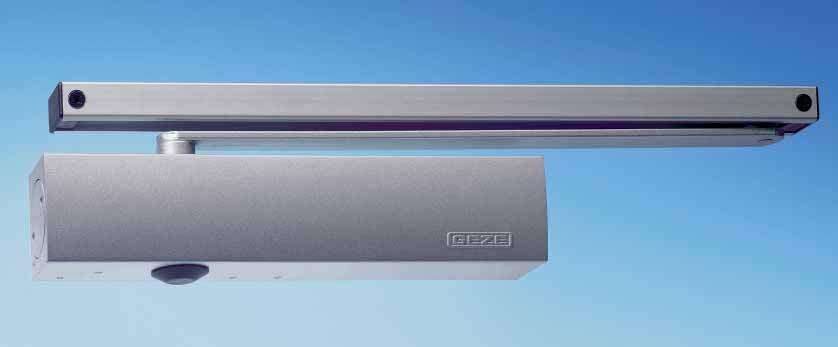 GEZE TS 5000 L Overhead closer for single-leaf doors Product features Door closer EN 1154 A with guide rail BG (for mounting on opposite hinge side) Option: GEZE T-Stop guide rail BG with integrated