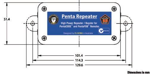 The repeater can be powered either by the micro USB connection or 12-24 Volts AC/DC supply.
