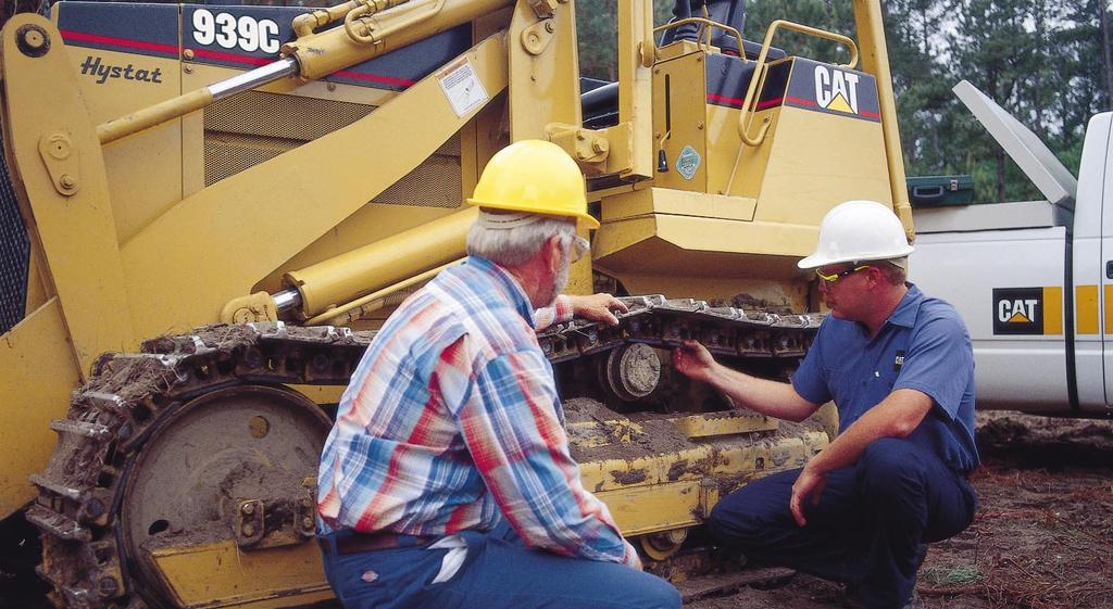 Total Customer Support When you purchase Cat equipment, you also get Caterpillar s and your Cat dealer s total commitment to customer support.