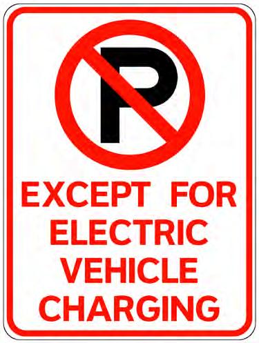 Supporting Efforts Adopted signage to keep internal combustion engine (ICE)