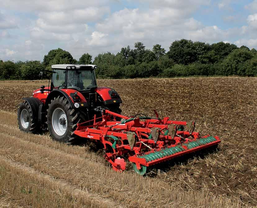 Kverneland CLC pro The Most Versatile Model of the CLC The CLC pro has been especially designed to work with the most powerful tractors. With 240HP maximum for 3.00m and up to 350HP for the 5.