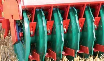 Its intensive mixing effect combined with a good recompaction makes this roller the ideal tool for the best volunteer s regrowth.