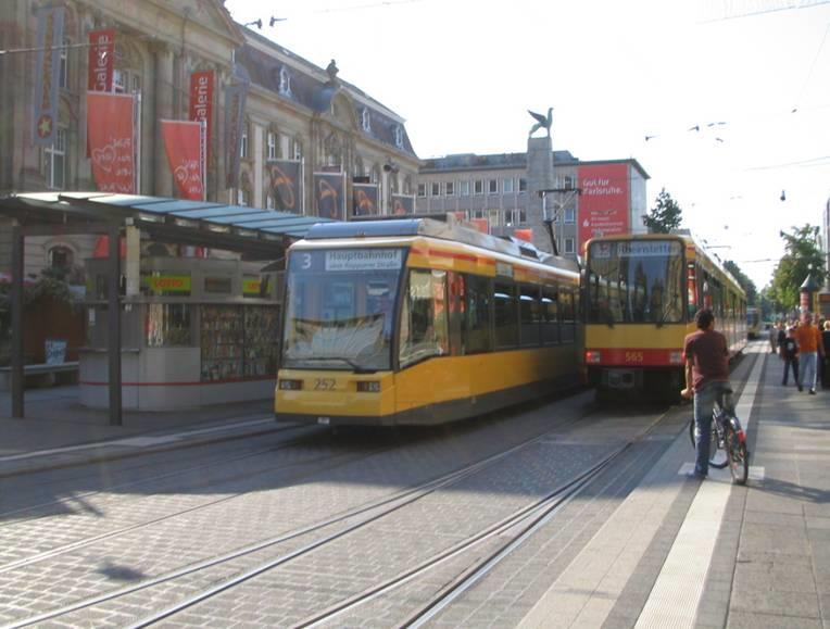 Sharing of Intra and Inter-urban Trams in Karlsruhe,
