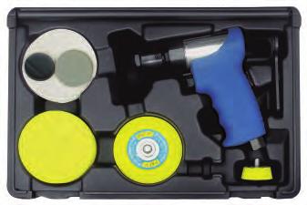 28 AIR TOOLS MINI POLISHER AND SANDER KITS 3057 LARGER MORE POWERFUL MOTOR 3057A 3 Air Composite Random Orbital Sander Kit Tool is ideal for metal surface prep, smoothing welds, removing rust, etc.