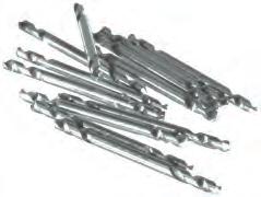 PAINTING ACCESSORIES 9012 1/8" Stubby Double Ended Drill Bits 135 degree split point Sturdy