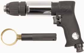 Drills 1 mm (1/") Screwdrivers silenced non-reversible non-reversible reversible Compact 1 mm (1/") Drill with down-handle ehaust muffler.