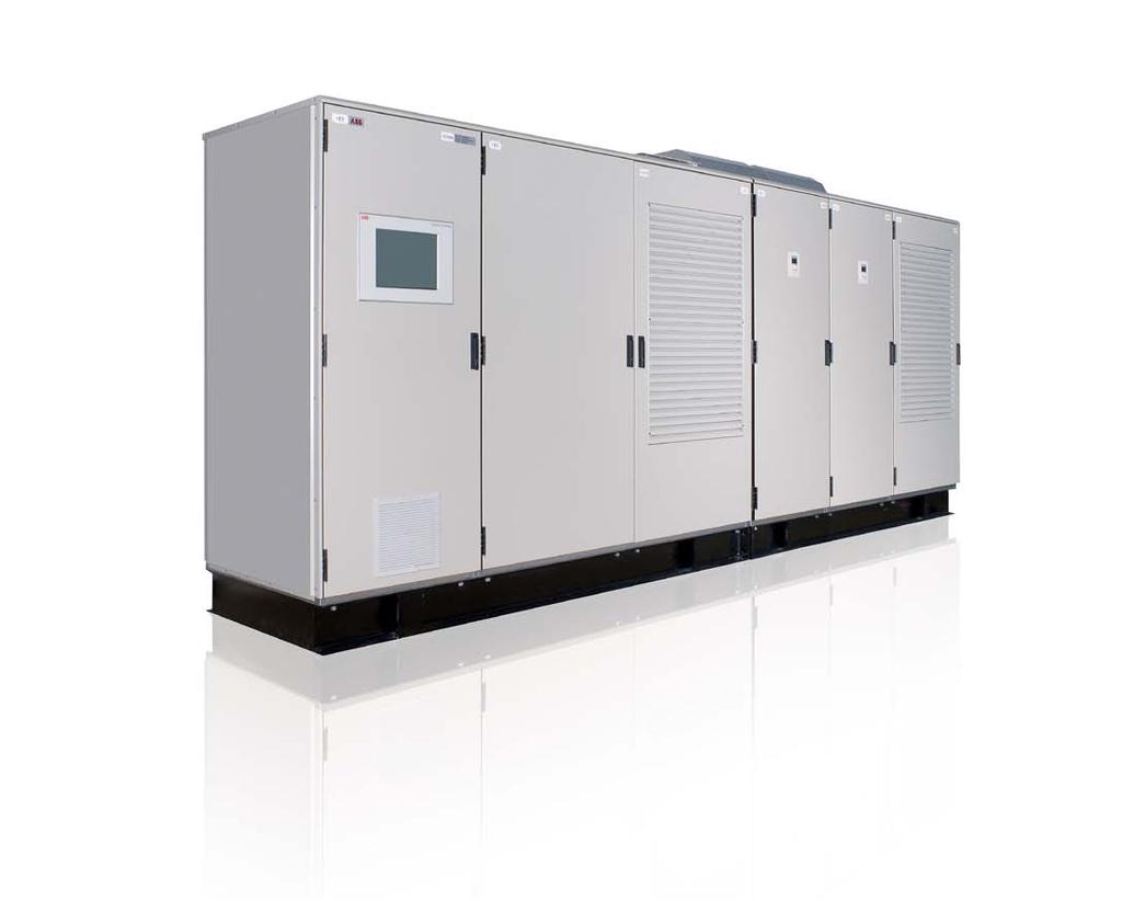 water heat exchangers upon request AC input Spacious cubicle to connect the AC cables / bus ducts entering from the bottom or top Power converter Fully controlled thyristor bridges Converter
