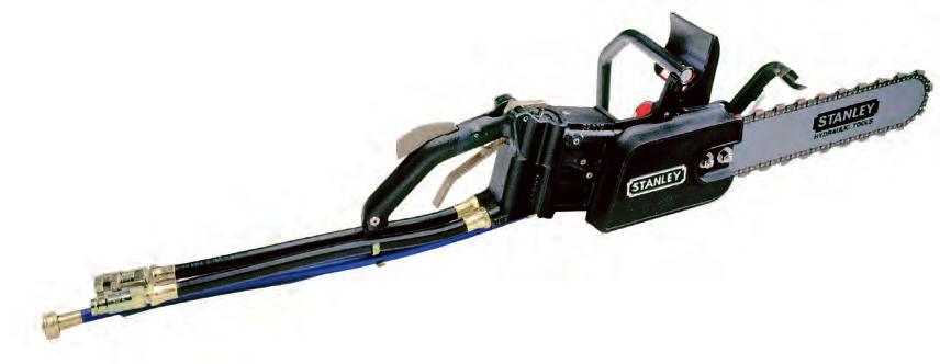 SERIES DS HAND HELD HYDRAULIC TOOLS CONCRETE CUTTING CHAINSAWS DIAMOND CHAIN SAW MODEL DS06 The DS06 is lightweight, powerful and ideal for fast cutting of concrete, reinforced concrete, conduit,