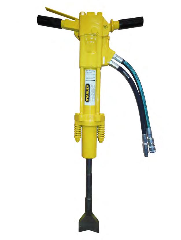SERIES TT RAILROAD HYDRAULIC TOOLS RAIL TIE TAMPER TIE TAMPER MODEL TT46 The TT46133 Tie Tamper s spring-dampened anti-vibration handle isolates the tool s vibration which reduces operator fatigue