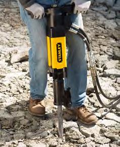 HAND HELD HYDRAULIC TOOLS BREAKERS SERIES BR HYDRAULICS DELIVER A REAL BREAKTHROUGH Nothing equals the impact force of hydraulic-powered breakers.