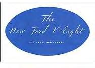 .. 1933 VB103 New Ford V-8, 10 page booklet explains new features for 1933.