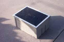 Heavy Duty Body: Polymer Concrete Cover: Polymer Concrete Roadway or Parking
