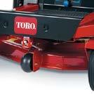 Height-of-Cut Assist Pedal Foot-assist height of cut makes it easier for you to raise and lower the fabricated deck.