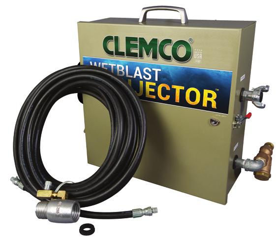 The Wetblast Injector is an economical kit that adds wet-blasting capability to most conventional dry-blast machines.