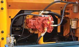 This system interfaces with multiple sensors placed throughout the hydraulic system as well as the hydraulic flow.