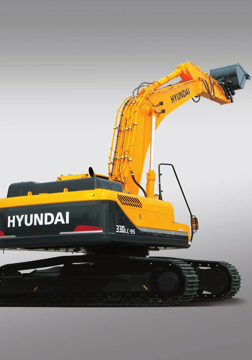 Precision Innovative hydraulic system technologies make the 9S series excavator fast, smooth and easy to control.