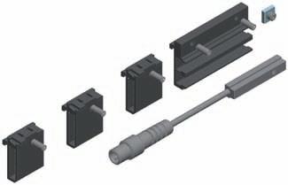 74 Bosch Rexroth AG R310EN 2602 (2007.02) Switch mounting arrangements Magnetic field sensor with plug With magnetic field sensors, switch activation is direct (without switching cam).