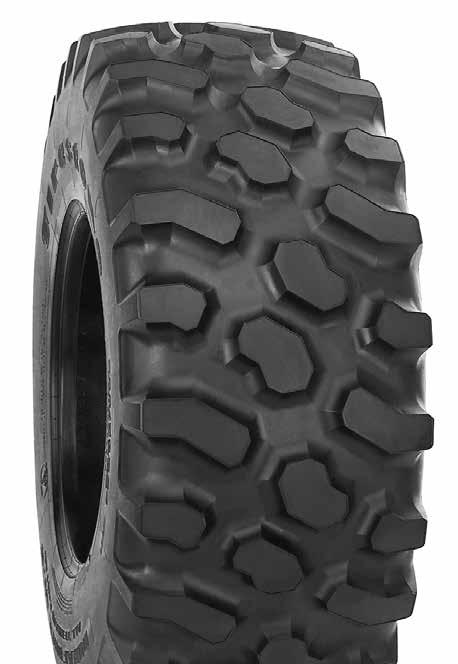 TURF TIRES FARM SERVICE DIA (R-3) INDUSTRIAL TIRES DURAFORCE TM AT-R Heavier and thicker for improved durability.