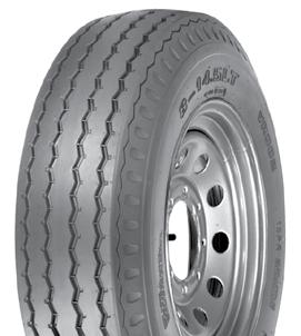 STRAIGHT-TRACKING, EASY ROLLING TRAILER TIRE. DESIGNED FOR LOW BED TRAILERS AND MOBILE HOMES. AG OutsiDE DiamETER LB-27 7-14.5LT F/12 6 TL 6.00 26.5 7.
