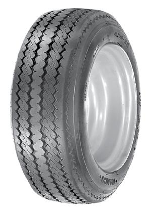 HIGHWAY TRAILER TIRE / WHEEL ASSEMBLY O.E.M. WHITE TIRE/WHEEL ASSEMBLY FOR USE ON SMALL TO MEDIUM SIZE TRAILERS. BIAS PLY CONSTRUCTION FOR EXTRA SUPPORT AND SUPERIOR HANDLING.