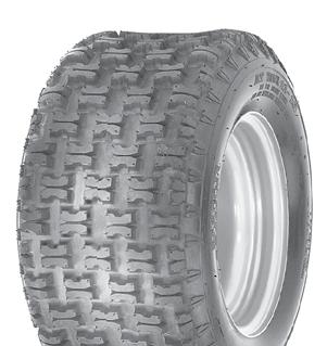 KNOBBY CUPPED KNOBBY TREAD FOR MAXIMUM TRACTION. HEAVY SIDEWALL RESISTS PUNCTURES.